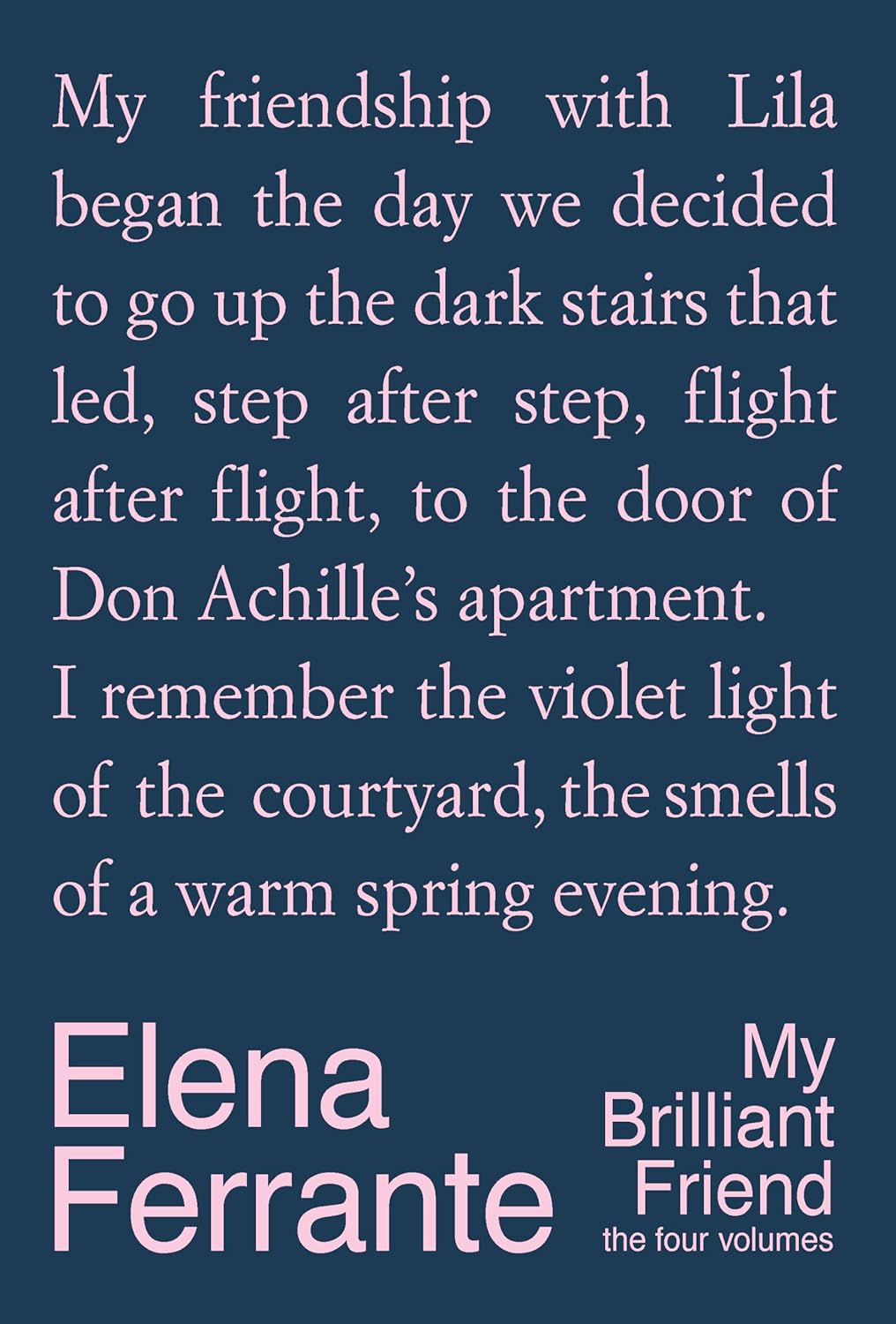 My Brilliant Friend Deluxe Edition: The Four Volumes: My Brilliant Friend, The Story of a New Name, Those Who Leave and Those Who Stay, The Story of the Lost Child (HC)