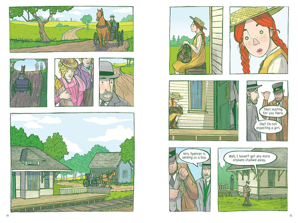 Anne of Green Gables: a graphic novel - adapted by Mariah Marsden and illustrated by Brenna Thummler